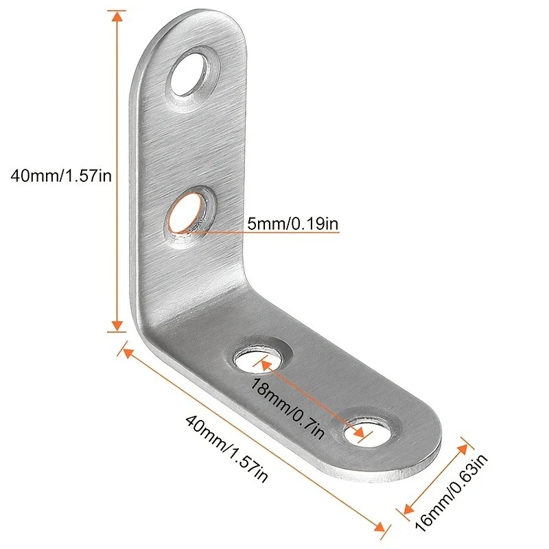 Woodworking X Brace - Support en forme de L d'angle