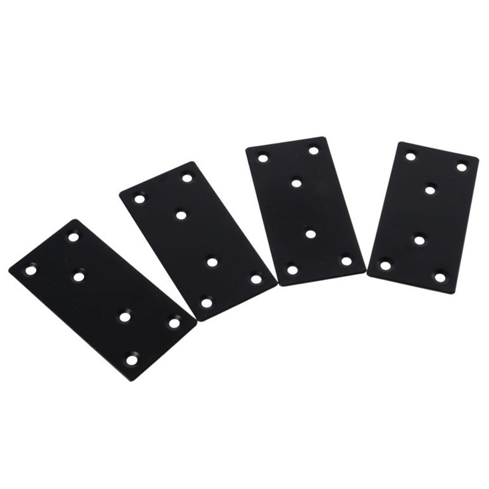 Woodworking X Brace - Plaque de réparation plate noire à