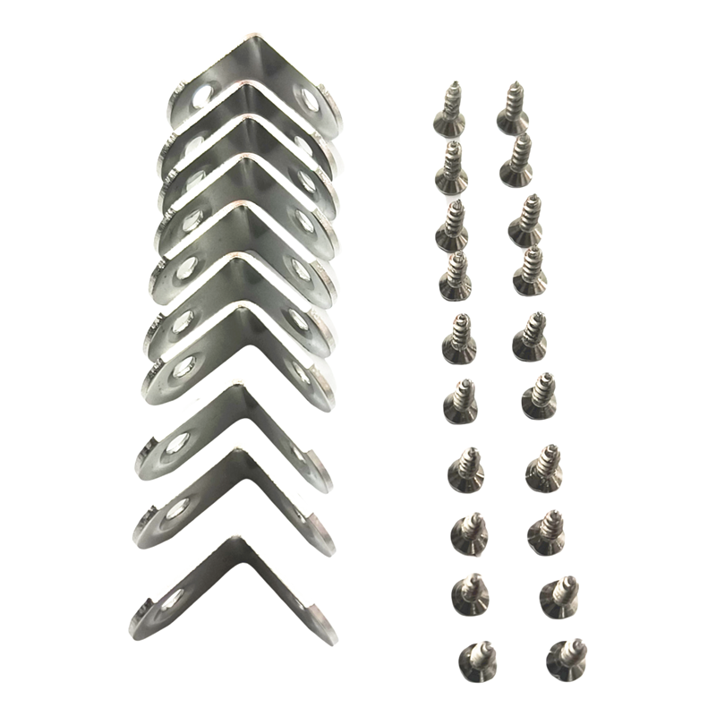 Woodworking X Brace - 10 x supports d'angle en acier