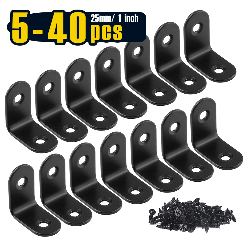 Woodworking X Brace - 5-40 pièces, attelle d'angle 25x25mm, attelle