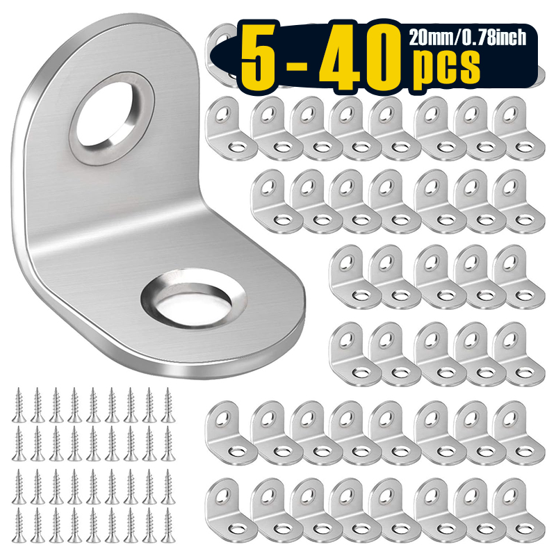 Woodworking X Brace - 5-40 supports en L en acier