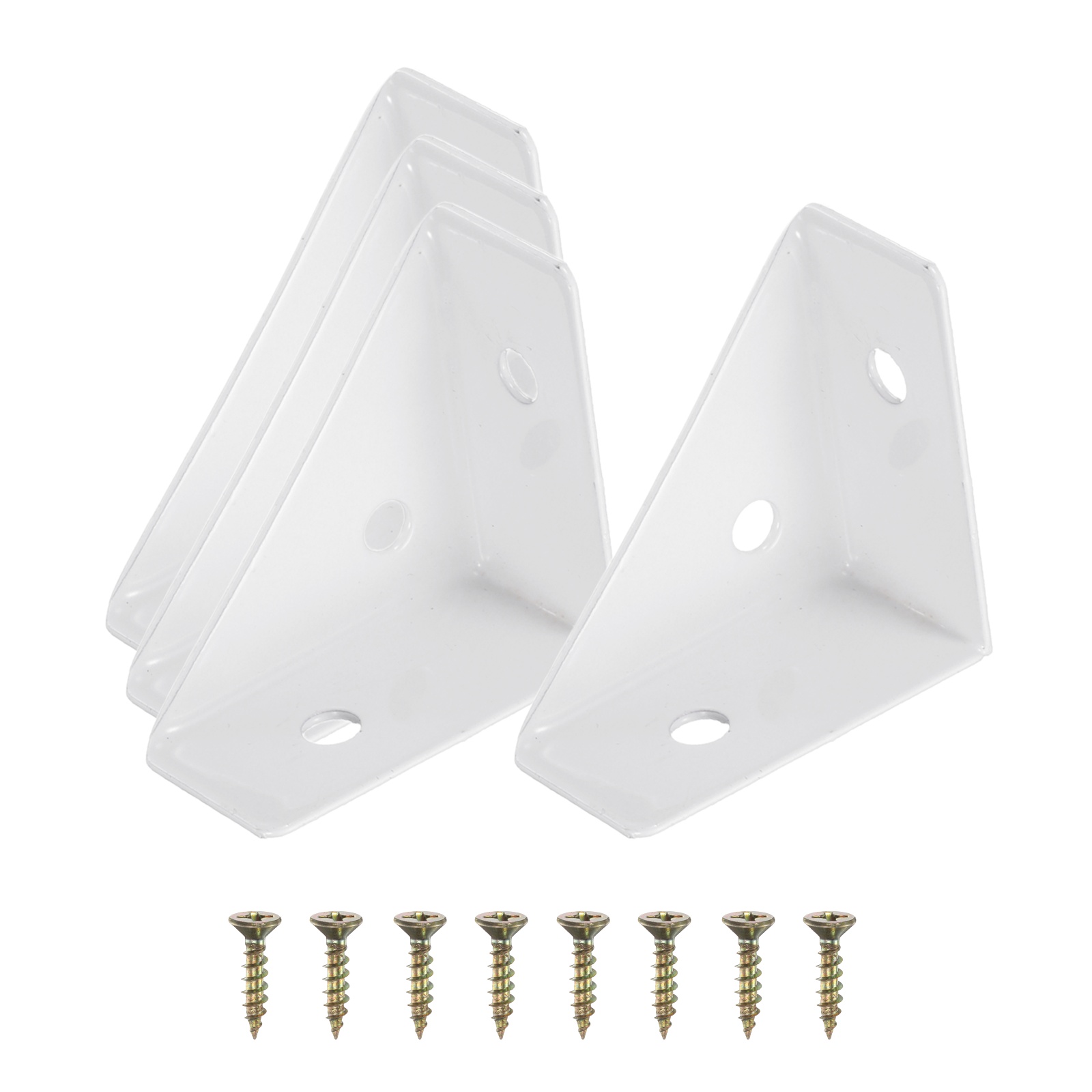 Woodworking X Brace - Supports d'angle triangulaires en acier au