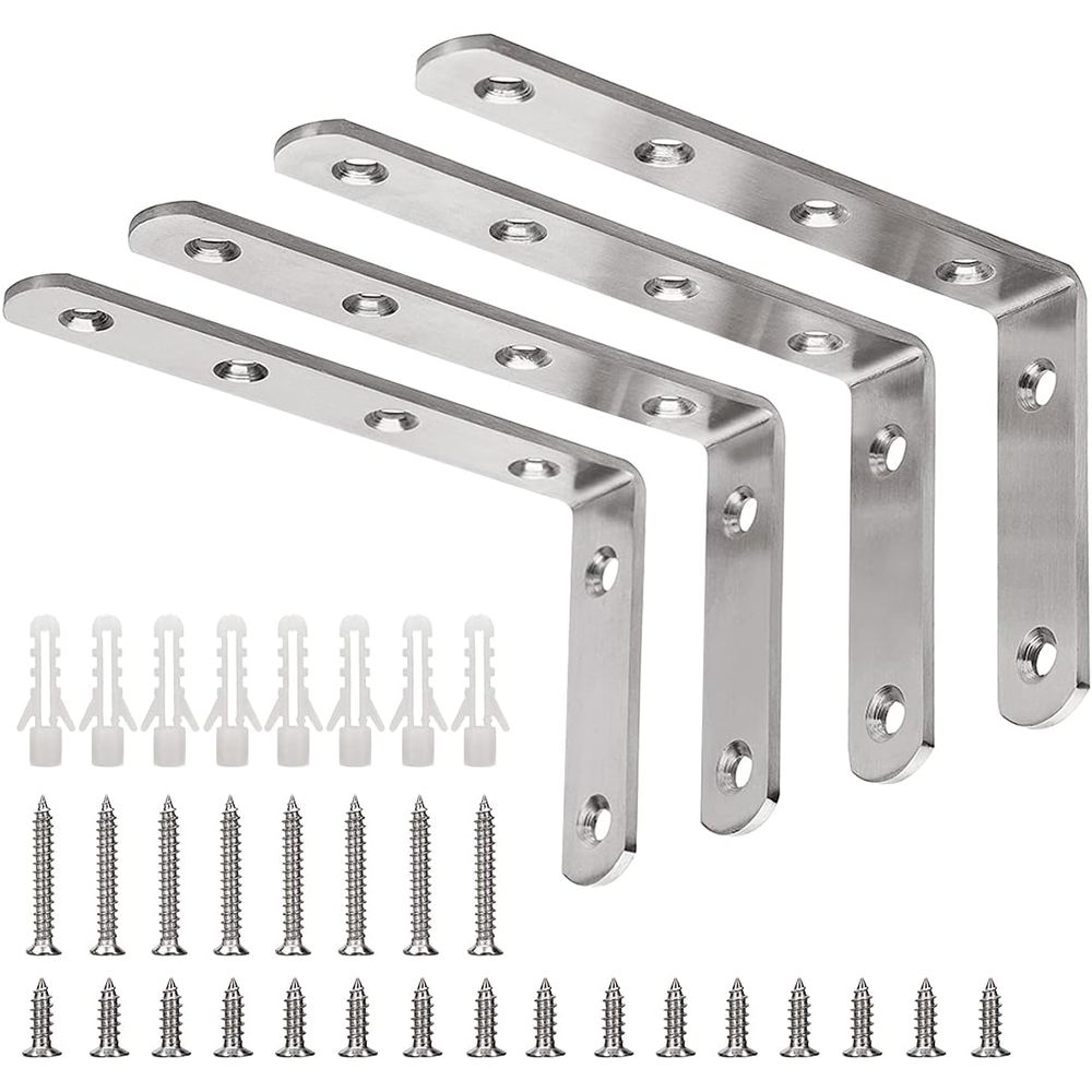Woodworking X Brace - Support d'étagère robuste en acier inoxydable