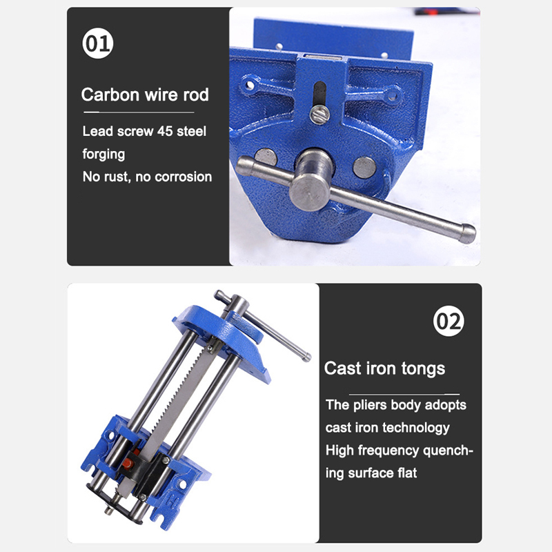 Woodworking Vice Quick Release - Étau de menuiserie 7 pouces en