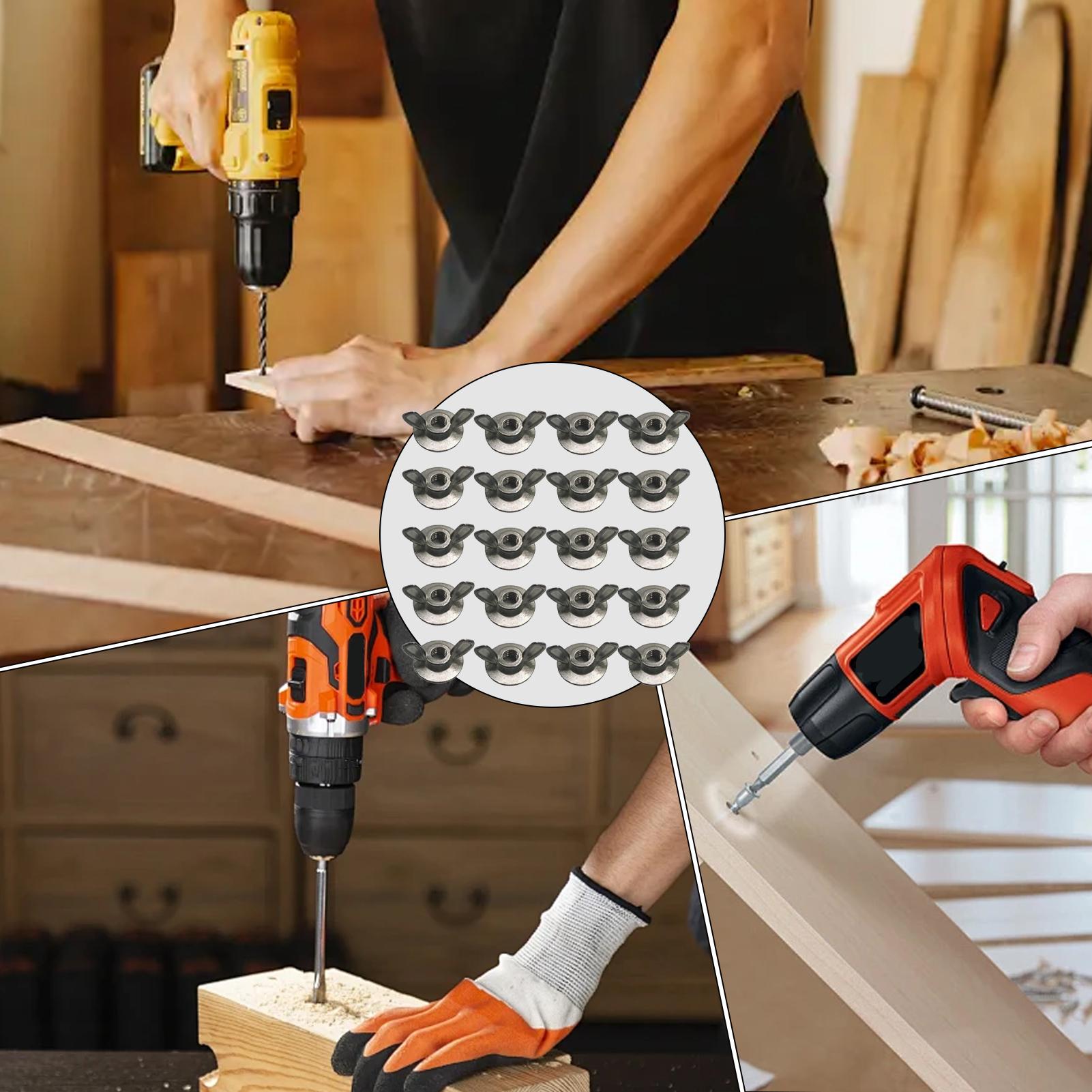 Woodworking Kits For Adults - Kit d'écrous à oreilles en acier