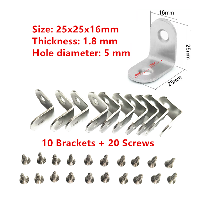 10 x supports d'angle en acier - Woodworking X Brace avis et prix