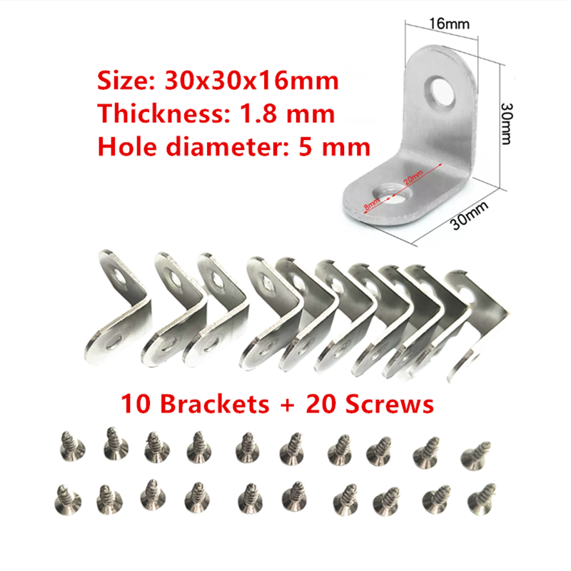 10 x supports d'angle en acier - Woodworking X Brace avis et prix