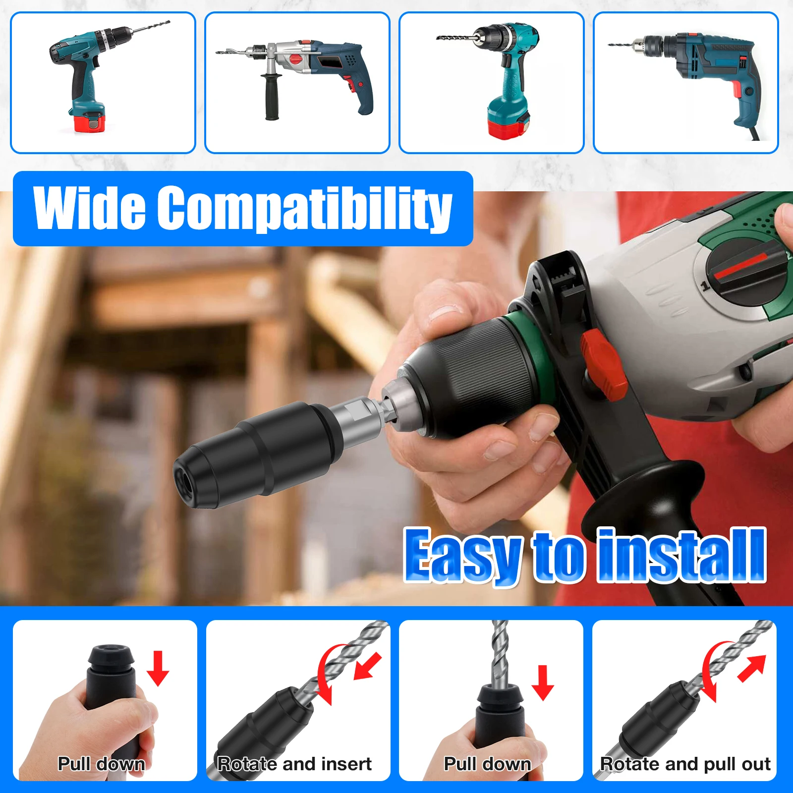 Adaptateur SDS Plus vers SDS M - Woodworking Hammer avis et prix