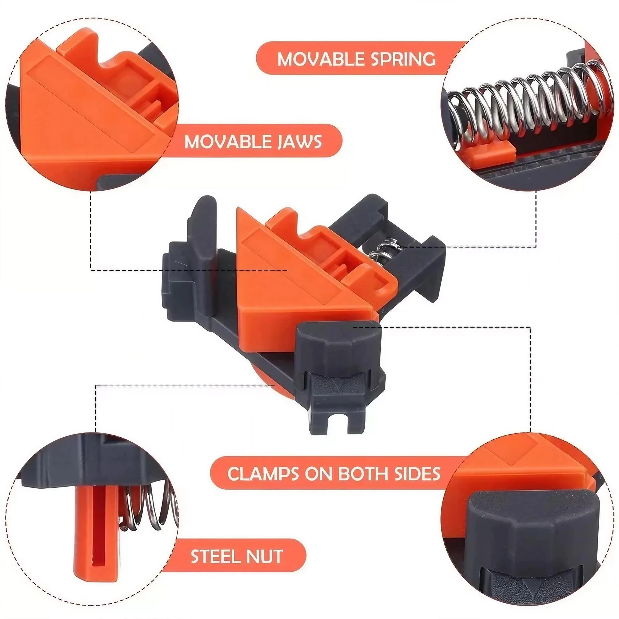 Kit de pinces d'angle à 90 deg - Woodworking Hardware avis et prix