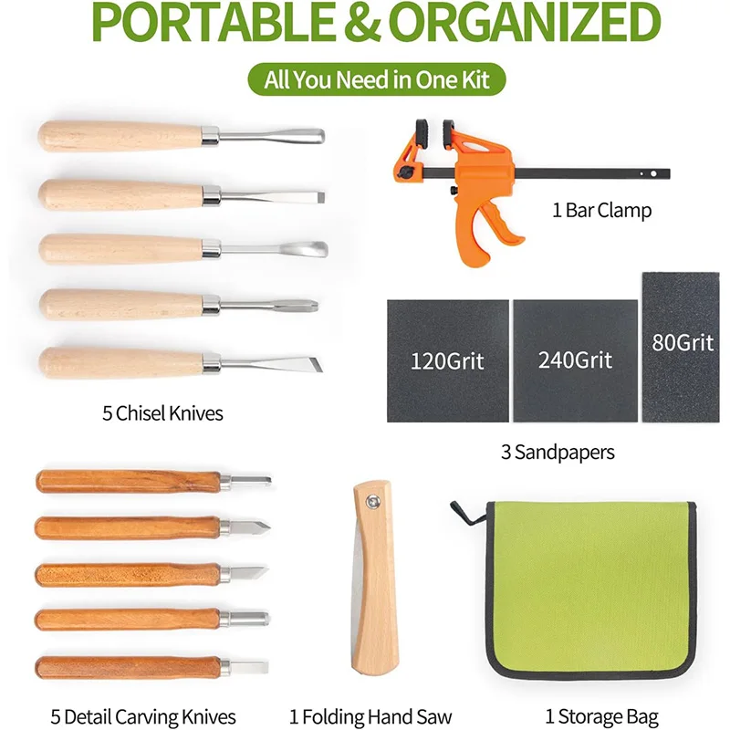 Kit de sculpture sur bois, ens - Woodworking Kits For Adults avis et prix