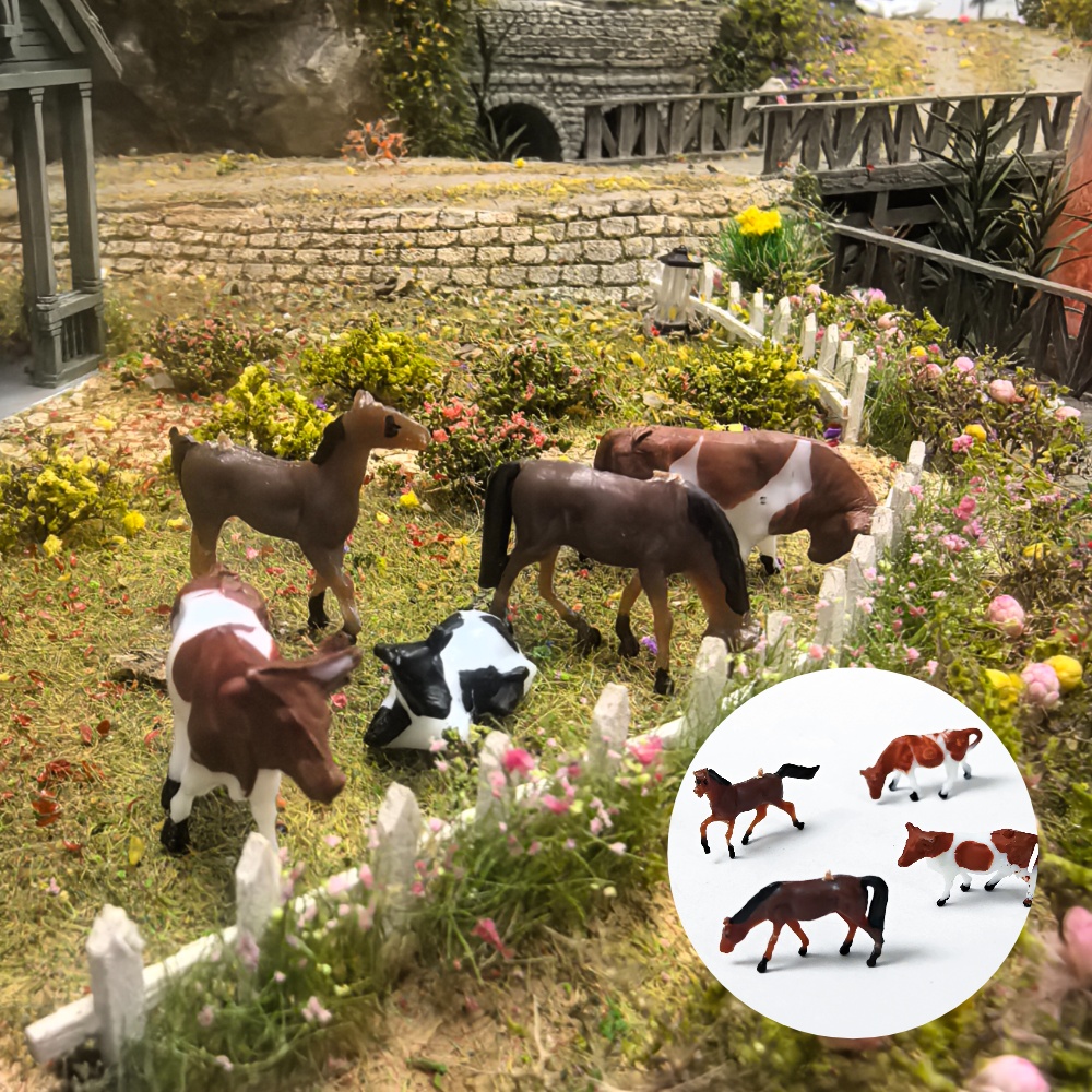 Figurines d'animaux de ferme m - Woodworking Horse avis et prix